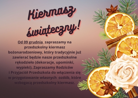 Kiermasz bożonarodzeniowy