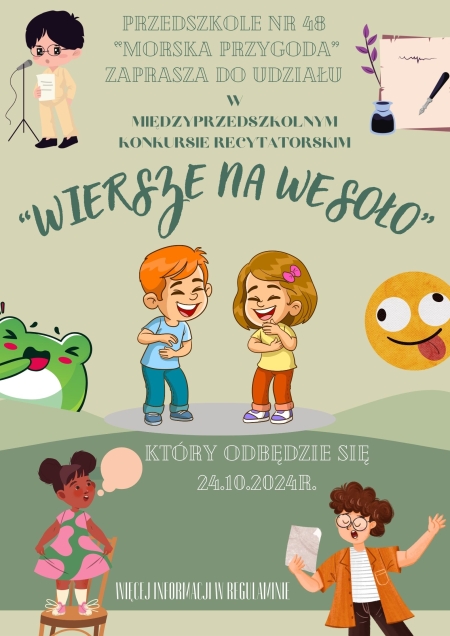 Międzyprzedszkolny konkurs ''Wiersze na wesoło''