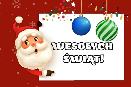 WESOŁYCH ŚWIĄT!
