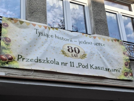 Uroczystość- jubileusz 80-lecia Przedszkola nr 11 ''Pod Kasztanami''